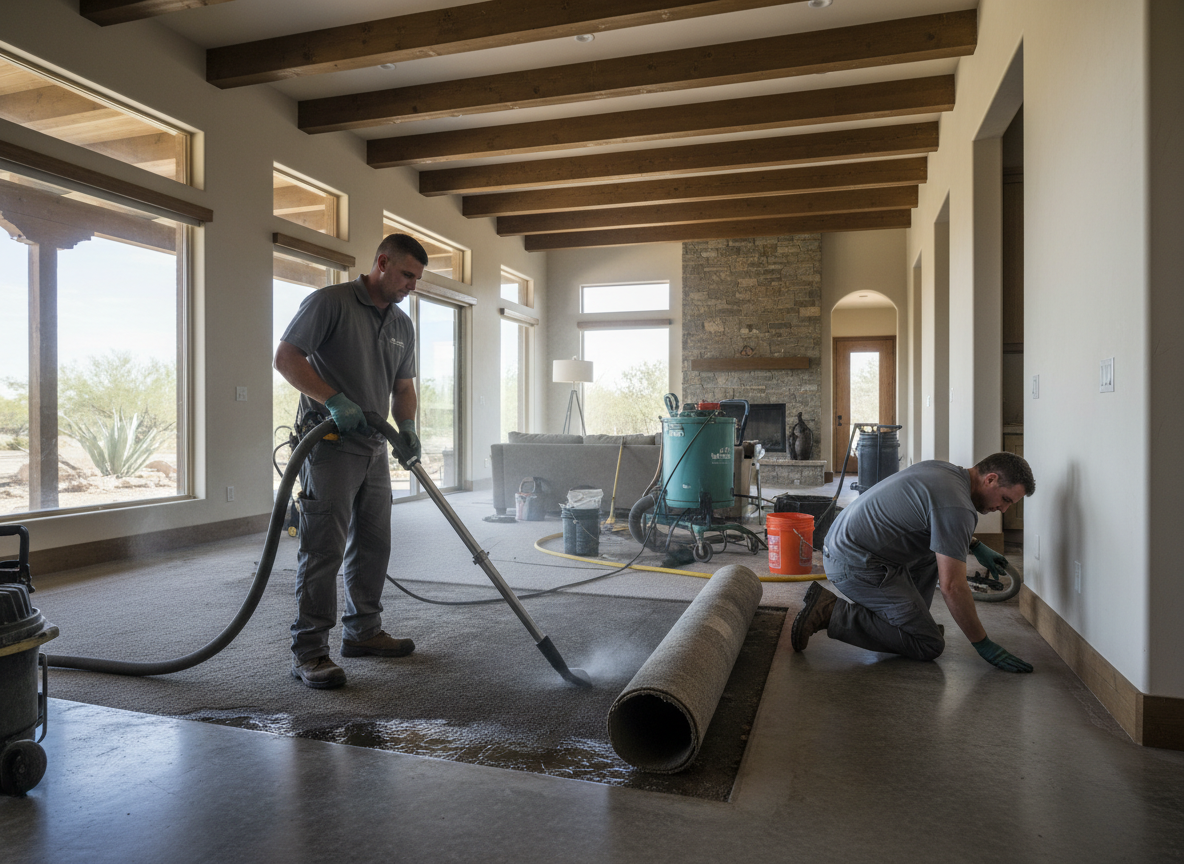 Water Extraction In Cave Creek Homes With Slab Foundations