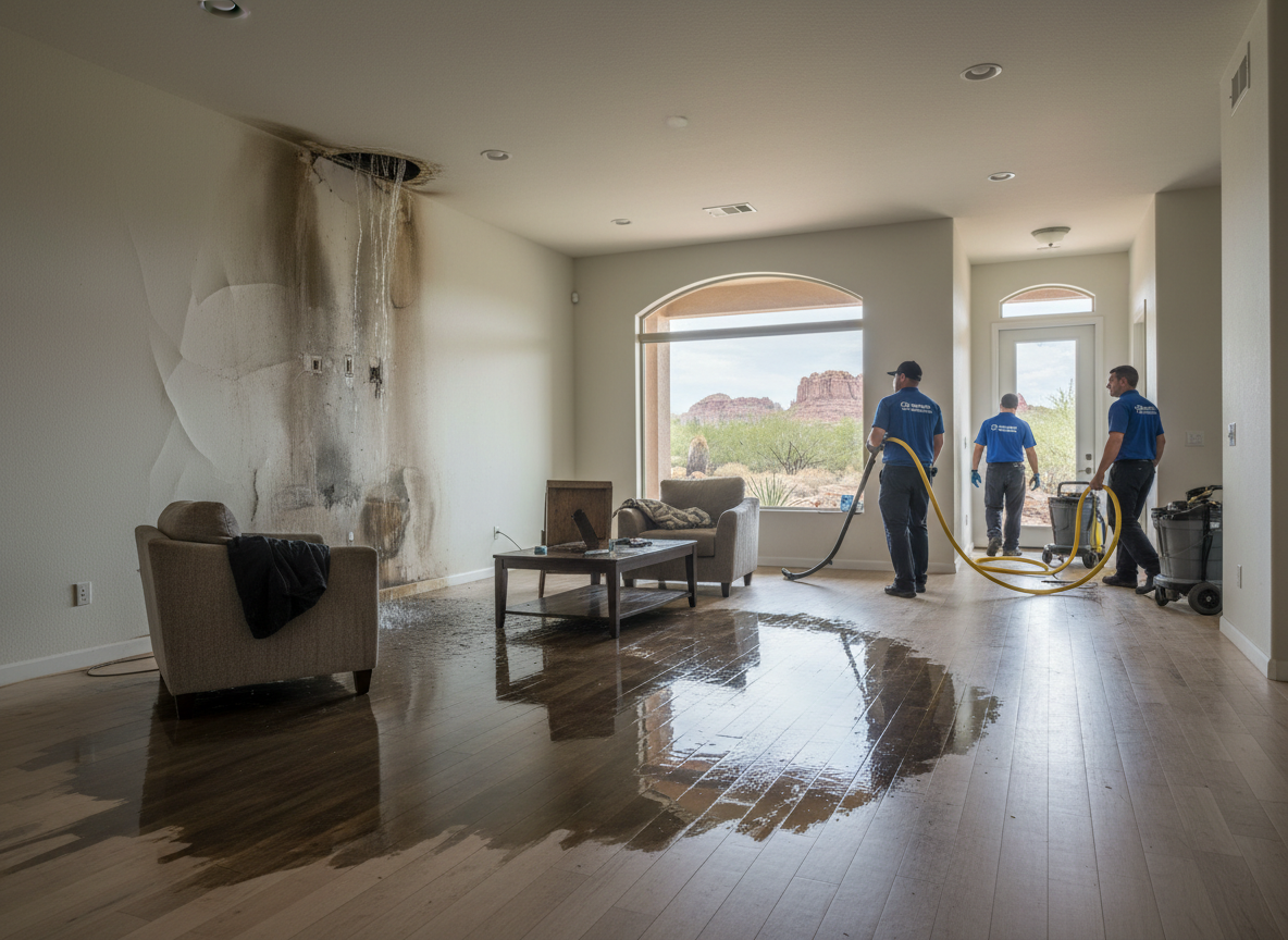 When To Call For Professional Water Removal In Cave Creek
