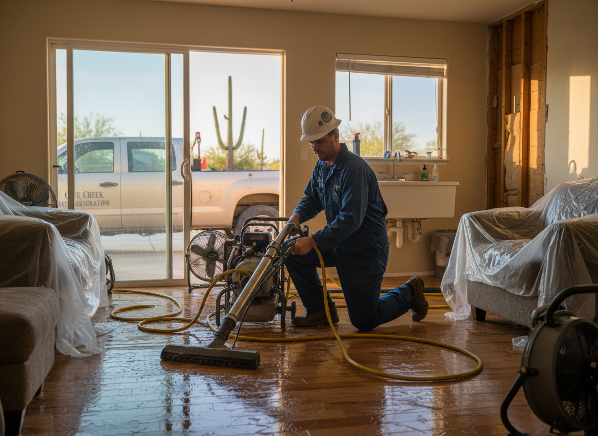 Emergency Water Damage Restoration in Cave Creek, AZ